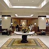 Lobby inside Radission Hotel
