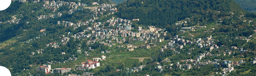 Bird's Eye View Over Gangtok