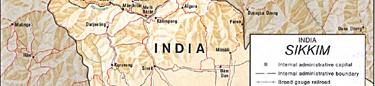Map Of Sikkim